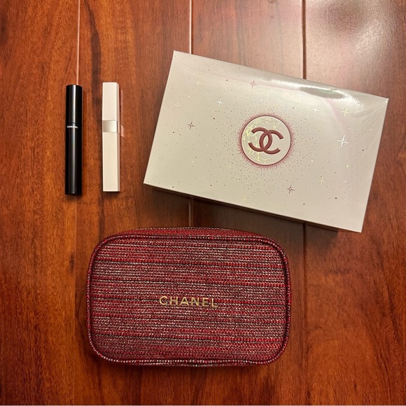 🚨 HOST PICK 🆕 Authentic Chanel Go to Extremes Primer & Mascara Set + Pouch - Picture 1 of 12